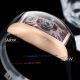 swiss Replica Franck Muller Curvex CX Skeleton rose gold Black Leather Strap Watch (7)_th.jpg